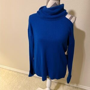 1. State Vibrant Blue Cowl Neck Sweater